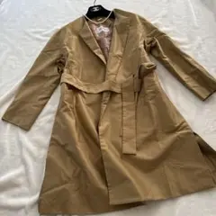 【極美品】ROPE トレンチコート ベルテッド ライナー ベージュ 36 S テディショップ Teddyshop レディース ウエストマークトレンチコート