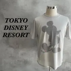 希少LL✨トウキョウディズニーリゾート Tシャツ ミッキー ハート グレー 94
