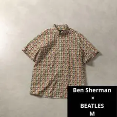 希少 Ben Sherman × BEATLES 総柄 半袖シャツ BDのサムネイル