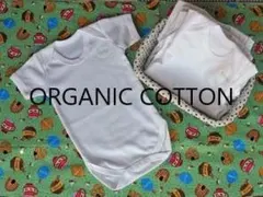 ベビー肌着オーガニックコットンの2枚セット6～12か月齢　2枚組