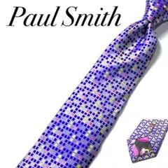 3957✨極美品✨ポールスミス ネクタイ 総柄 四角 スクウェア