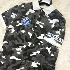 未使用タグ付き パーリーゲイツ カモフラ柄 迷彩 半袖 ポロシャツ