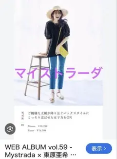 マイストラーダ★ボリューム袖プルオーバー★story掲載★東原亜希のサムネイル