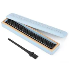 Segarty お香たて 横置き 陶器製 香炉 掃除和モダン香皿 線香 水色