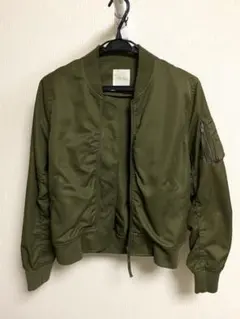 LOWRYS FARM  MA-1 ブルゾン カーキ