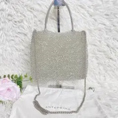 美品✨アンテプリマ　スタンダードスクエアミディアム　ショルダー付き