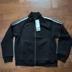 ユニクロキッズ、ドライスエットフルジップジャケット、ブラック（140cm）新品