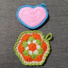 ♪ハンドメイド♪　エコたわし&コースター