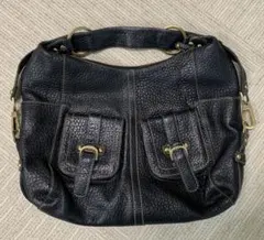 rafe 黒 レザー ショルダーバッグ