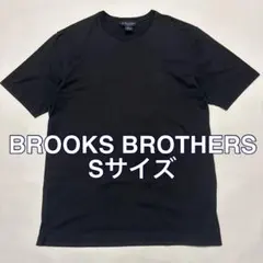 BROOKS BROTHERS ロゴ刺繍パフォーマンスニットTシャツ黒のサムネイル