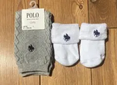 POLO ベビーレッグウォーマー グレー 0〜36ヶ月