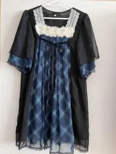 膝丈ワンピース　チュニック　M