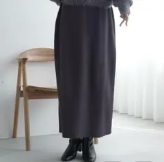 【新品未使用】リブニットスカート