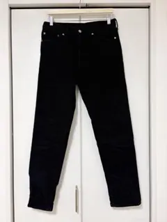 GU ジーユー スリムフィット ストレッチブラックデニム 30インチ 黒