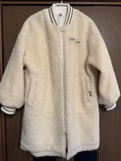 PINK-latte ピンクラテ　あったかモコモコロングボアブルゾン　140