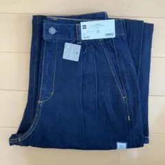 GU デニムタックトラウザー　M 新品　 デニムパンツ