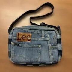 Lee デニム ショルダーバッグ パッチワーク風