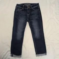 スキニーデニム　七分丈