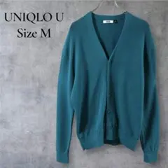 UNIQLO U コットンブレンド Vネック カーディガン メンズ M