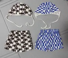 新品5点セット プリントショートパンツ×ボンネット / パイルハーフパンツのサムネイル