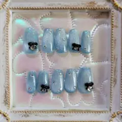 ～22日までお値下げ#ネイルチップ#マグネット#ガーリー#夏ネイル【即購入◎】