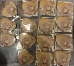 学園アイドルマスター 学マス GiGO ハート缶バッジ 藤田ことね　15個セット