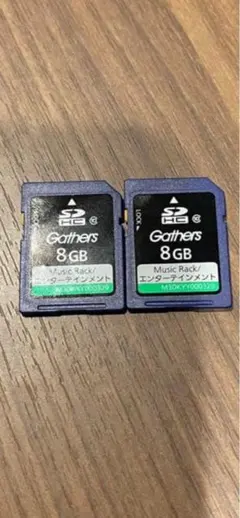 Gathers カーナビ用SDカード 8GB 2枚セット　HONDAのサムネイル
