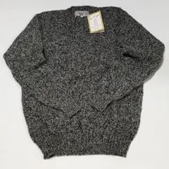 未使用 Laurence J. Smith クルーネックセーター ミックスグレー