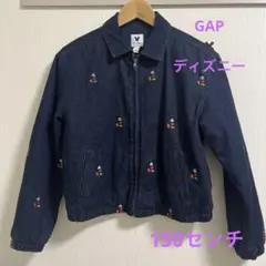 GAP✖️ミッキーマウス　コラボ　中綿デニムジャケット