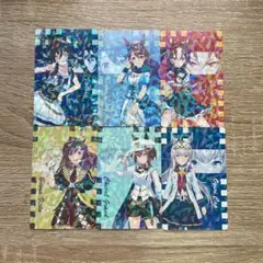 ウマ娘 アトレ秋葉原　キャラクターカード　6枚セット