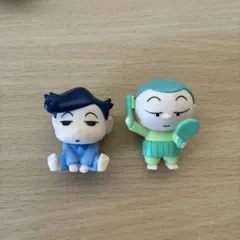 クレヨンしんちゃん⠀ねぐせついてるよ。⠀かざまくん⠀マサオくん