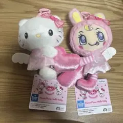 キティちゃん　ベリエちゃん ピンク MezzoPiano ぬいぐるみ　エンジェルのサムネイル