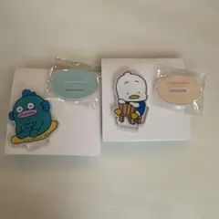 にしむらゆうじ×はぴだんぷい　アクリルスタンド セット　ハンギョドン　ペックル