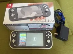 Nintendo Switch Lite グレー ガラスフィルム付 - メルカリ
