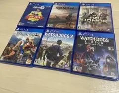 ps4 ソフト6本まとめ売り