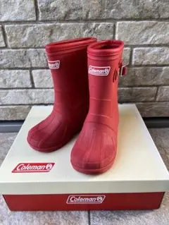 Coleman コールマン 長靴 レインブーツ レインシューズ 雪 17.0 赤
