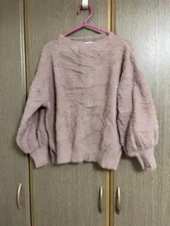 earth music&ecology ピンク 長袖ニット