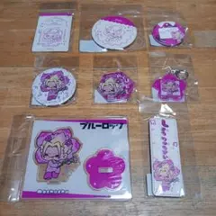 ブルーロック 第8弾 士道龍聖 缶バッジ アクリルスタンド など８点 M-PM