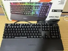 SteelSeries ApexProゲーミングキーボード 有線 JP64629
