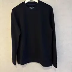 【美品】タケオキクチ 長袖 ワッフルT ウール ネイビー 薄手