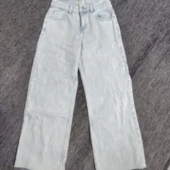 ROXY ロキシー ライトブルー デニムパンツ ワイドのサムネイル