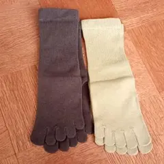 セシール 5本指ソックス　2足セット