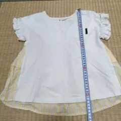 女の子　Tシャツ　１２０　オフホワイト