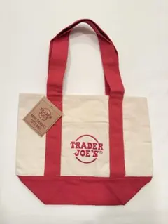 【ラスト1点】Trader Joe's ミニトートバッグ レッド