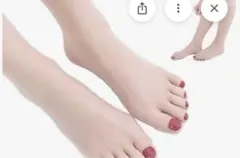 5本指 ジェルネイルストッキング 22-25cm 日本製2足セット