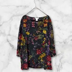 【大特価‼️】エイチアンドエム トップス カットソー 半袖 M 黒 カジュアル