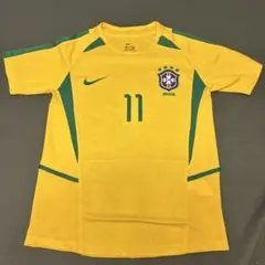 2002ブラジル代表 ロナウジーニョ ユニフォーム ホーム 半袖のサムネイル
