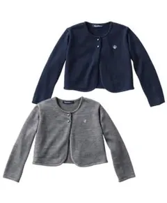 ファミリアボレロ　カーディガンネイビー