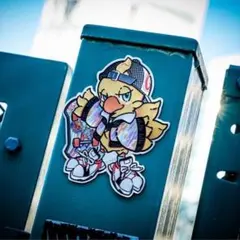 ファイナルファンタジー FF 渋谷 チョコボ アルミマグネット スクエニガーデン
