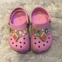 レア❤️クロックスプリンセス❤️光るC9サイズ16.5センチサンダルディズニー